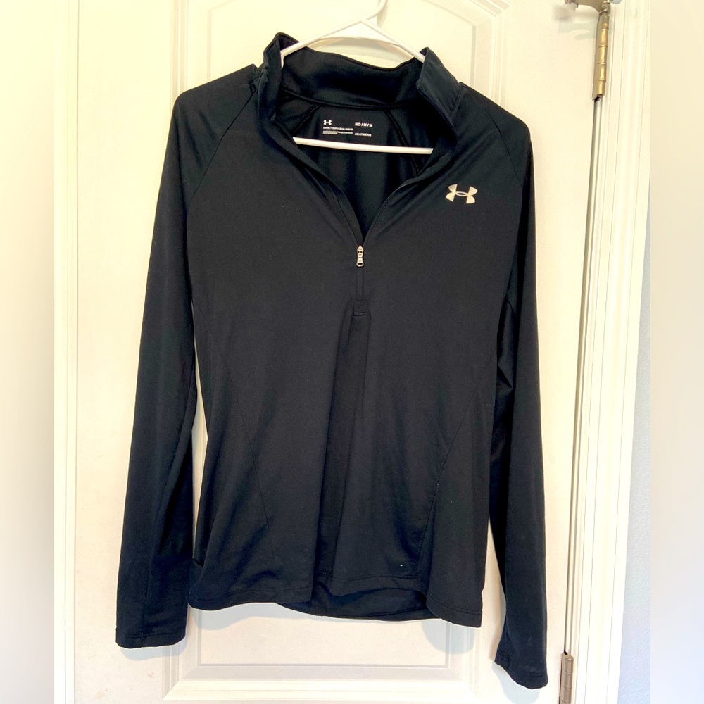 Under Armour Hurley Heatgear Tech 1/2 Twist Black Women’s Top, size Medium
